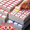 Durable Self-Adhesive Note Labels - Small Rectangle Handwritten Name Tags