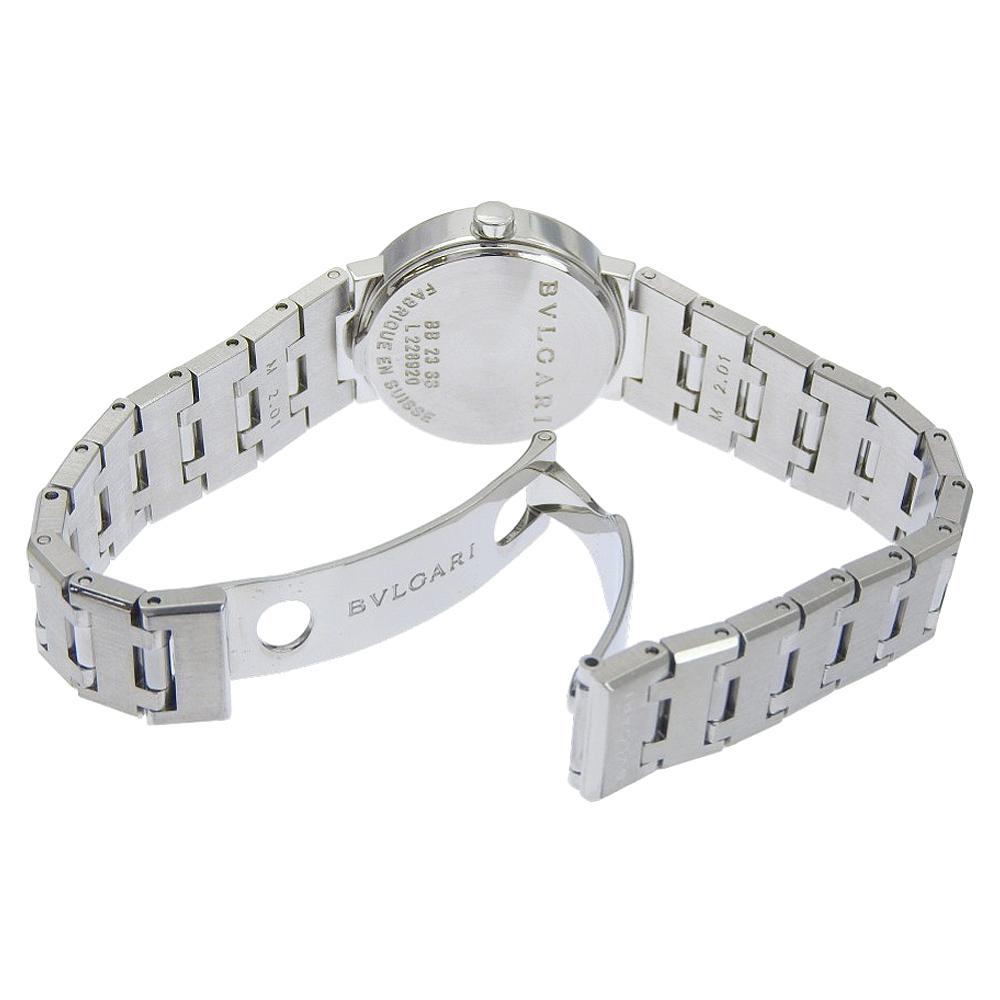Bvlgari Bvlgari Bvlgari Watches BB23Stainless Steel blackDial Stainless Steel Quartz Analog Display Women Used