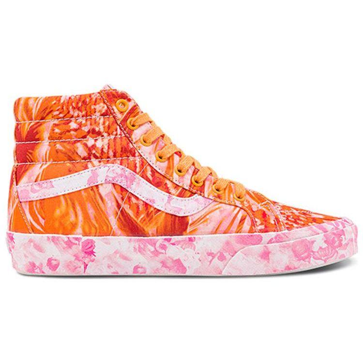 Vans Collina Strada X Sk8 38 Dx Classics Ležérní vysoké skate boty Unisex tenisky Červená Růžová VN0A5KRTBMC