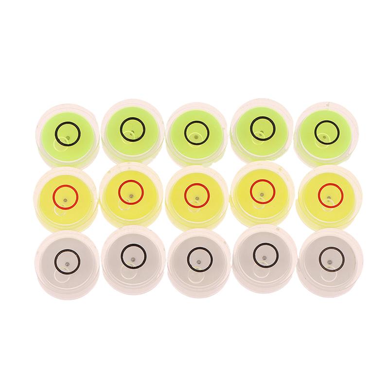 5Pcs Mini Round Accuracy Bubble Level Bullseye Instrument Horizontal Precision Bubble Level Measuring Tool