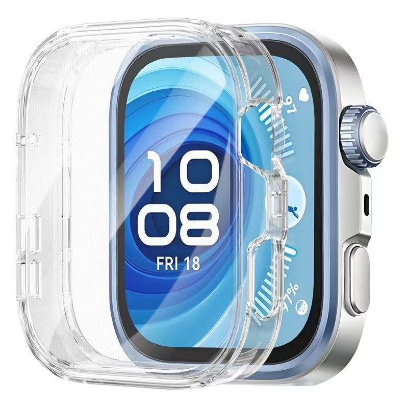 

TPU Full Cover For Huawei Watch Fit 4/3 Screen Protector Case All-Around Frame Bumper Shell Huawei Watch Fit 4/4 Pro Accessories Huawei Fit 4 Pro прозрачный