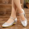 Modern Dance Shoes Women Girls Dancing Shoes Middle Heel  3.5CM 5CM Ballroom Suede Rubber Sole Latin Dance Shoes for Women