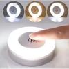 LED Touch Sensor Night Light 3Color Dimming USB Rechargeable Wall Lamp for Living Room Aisle Bedroom