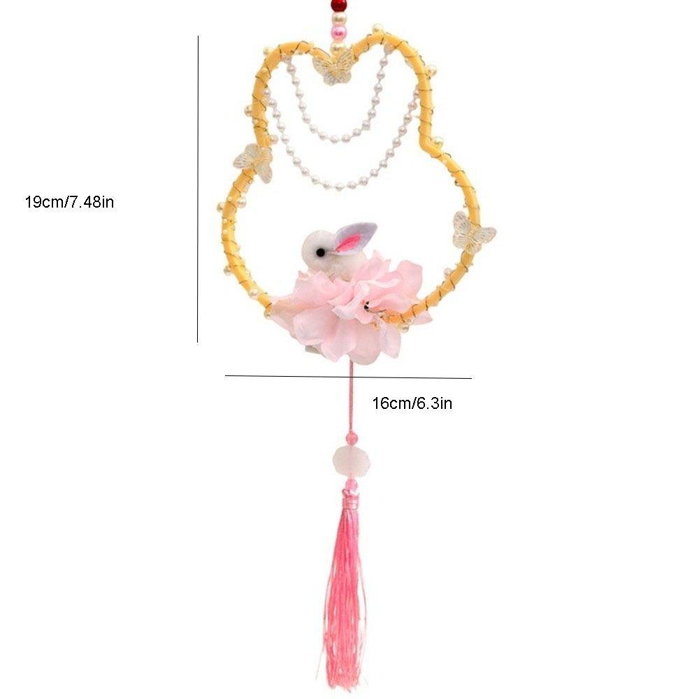 Handmade Children's Rabbit Lantern DIY Material Bag Mid-Autumn Festival Lamp  Hanfu Accessories