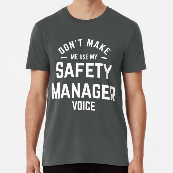 

Safety Manager Job Title Gifts T-Shirt S-5XL Best T-Shirt XL
