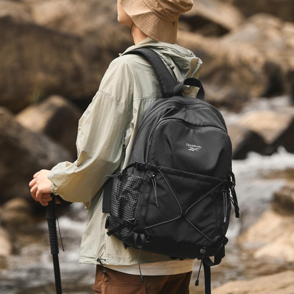 Reebok Ryzen 20L Outdoor Bags Fabric Meteorite Black/Khaki Unisex RB250653M