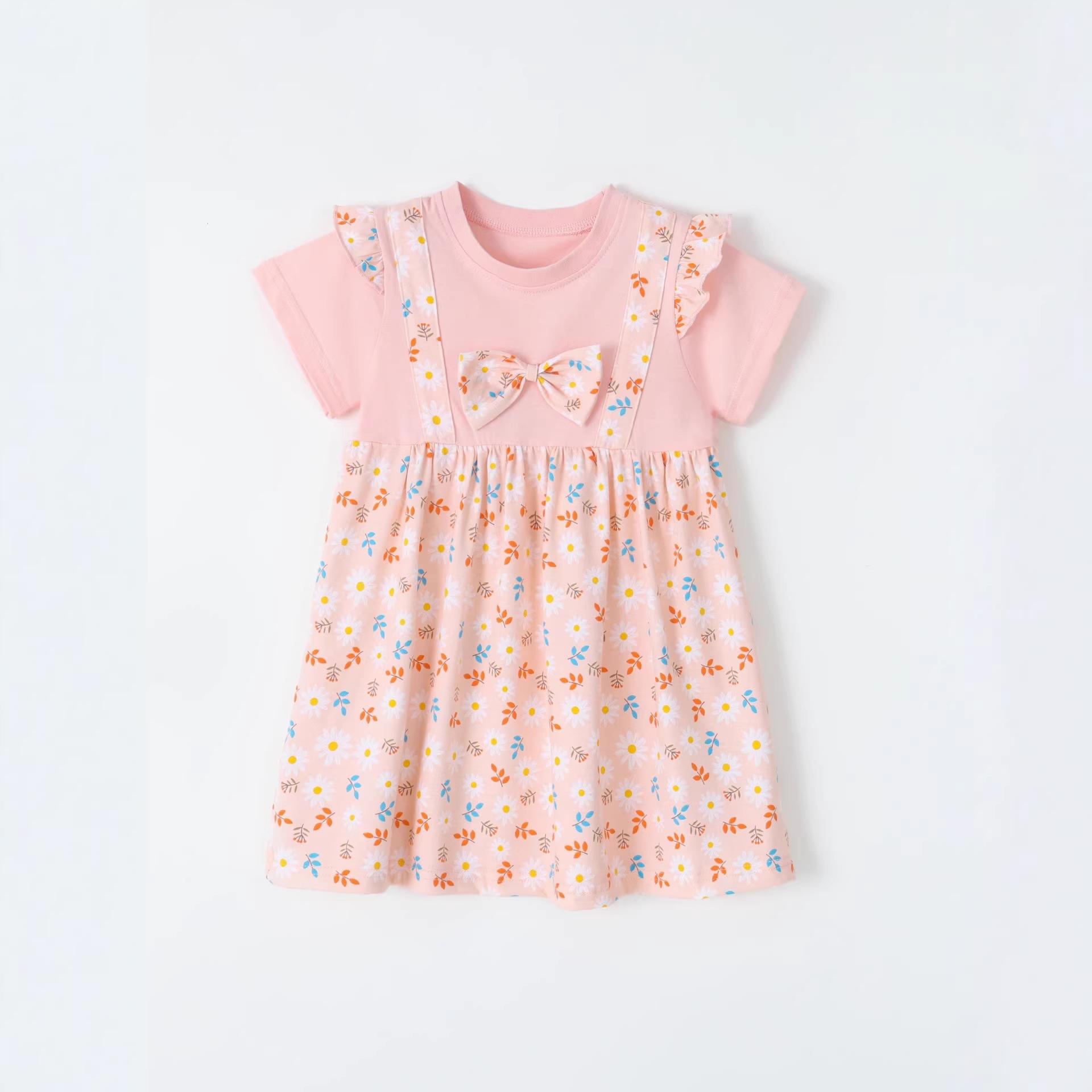 Girls Fashionable Casual Dress - Summer Children s Princess Dress 100cm(4Y)