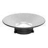 Aluminum Alloy Light Diffuser Dish Reflector For Camera Flash Provides 120Degree Wide Angle Illumination Improves Light