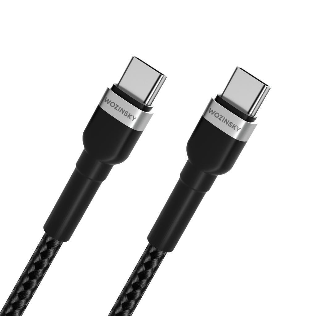 Wozinsky USB-C to USB-C PD 65W Cable 2m - Black