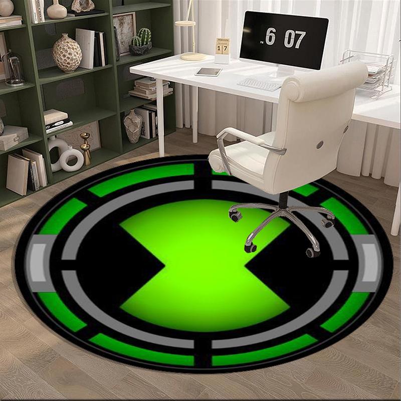 X-ray Protection Symbol round carpet Chair cushion Round Entryway Rug, Soft Round Rugs for Living Room, Bedroom, Circle Carpet decor gifts