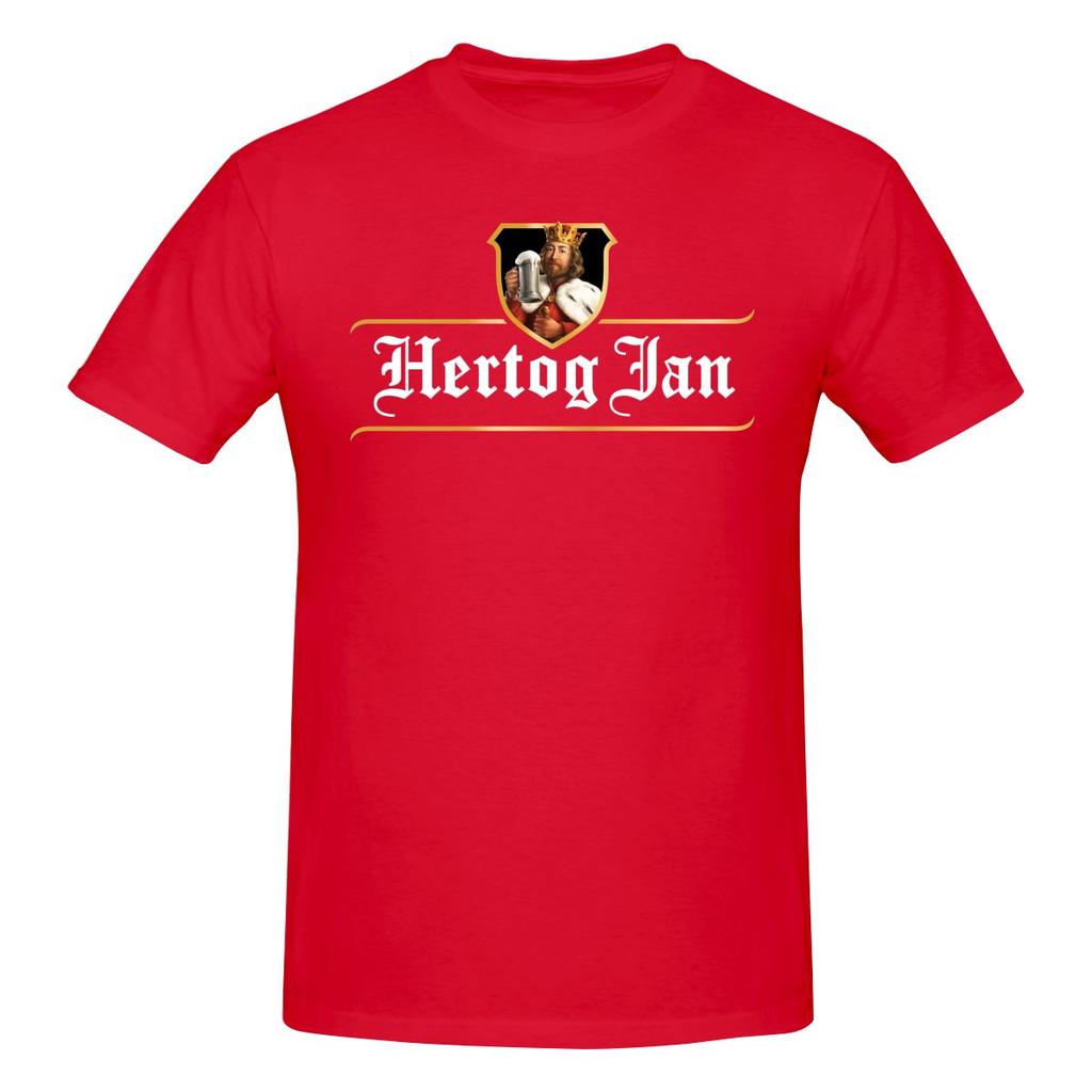 Funny Hertog Jan 2 Men's T-shirt Printed Tops Are Loose and Slim Fit Women's T-shirts Graphic T Shirts Vintage T Shirt