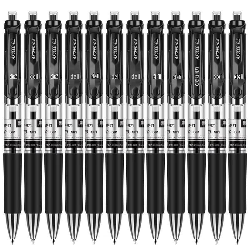 Deli S01 0.5mm Press Gel Pen