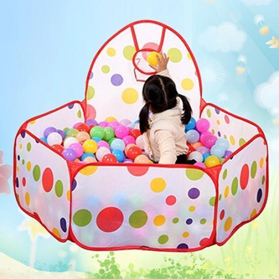 Barn Barn Ocean Ball Pit Pool Game Play Hoop Indoor Outdoor Ball Toy Tält