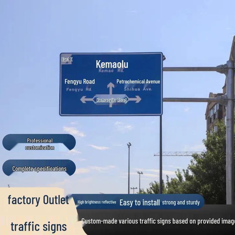 Traffic and Road Signage: Signposts, Parking Lot, Height & Speed Limits, Highway Warnings, Anti-Collision Signs