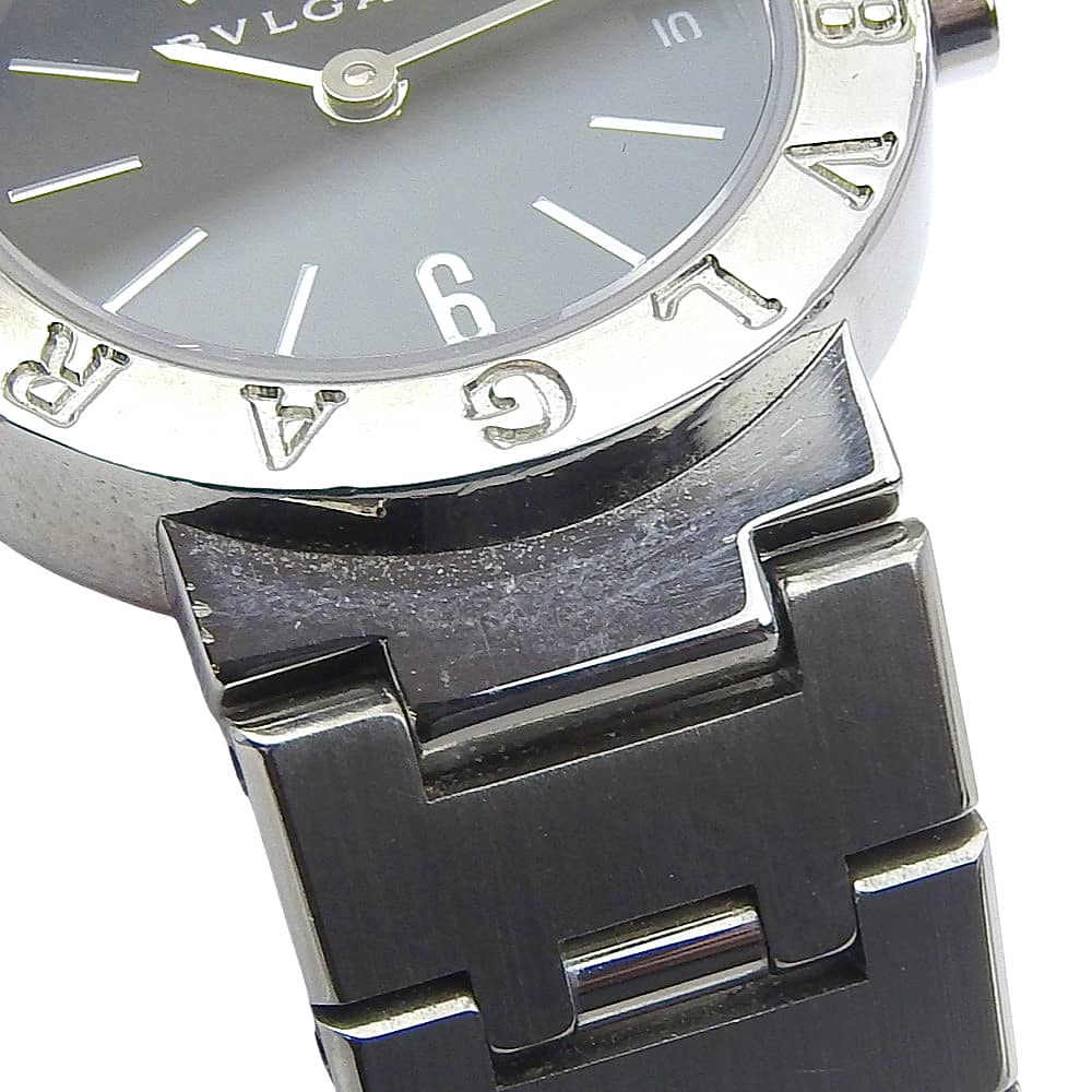 BVLGARI Bvlgari Bvlgari Watches BB23Stainless Steel blackDial Stainless Steel Quartz Analog display Women Used