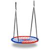 Swingo Krähennest Schaukel 95 cm Blau und Rot + Spiderman Ball