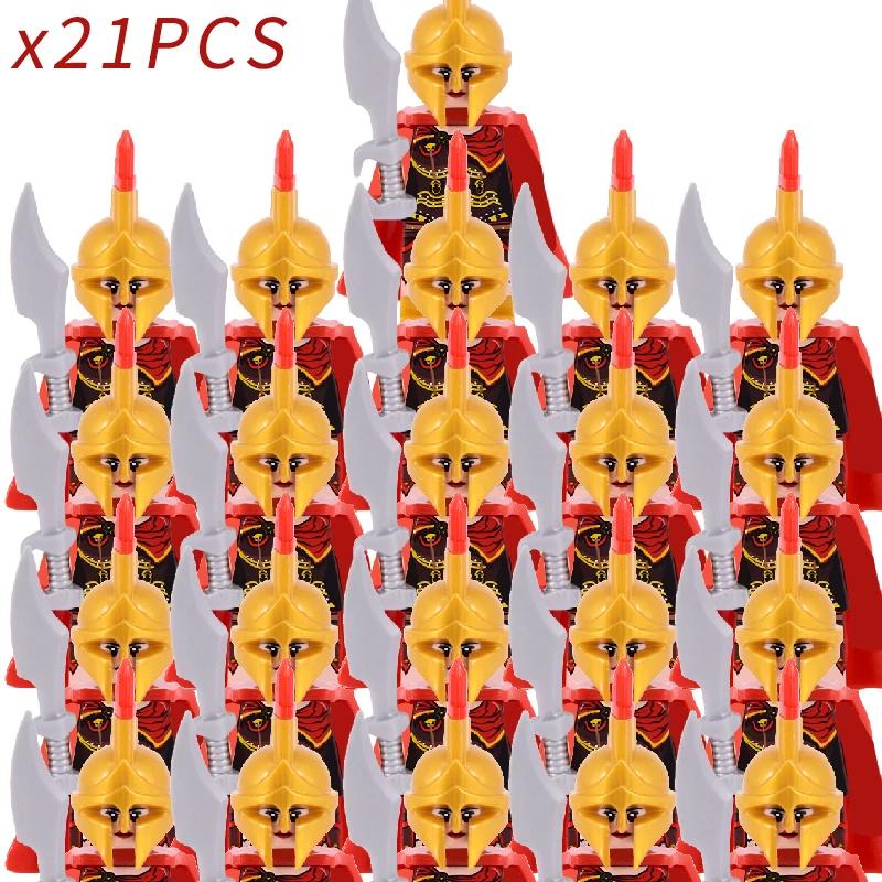 Medieval Knights & Warriors Building Blocks Roman Legion Spartan Cavalry Crusaders Bricks