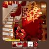 Golden Double Happiness Wedding Stair Decor Set