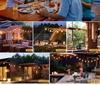 Cross-Border ST38 String Lights: Outdoor Waterproof LED for Camping, Tent, Courtyard, and Festival Decor