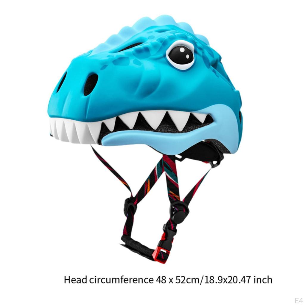 Kask rowerowy dla dzieci Rowerowy Kształt dinozaura Lekki Sprzęt ochronny Jazda na rowerze