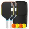 GEN4 Carbon Fiber Pickleball Paddle Set with T700 Matte Texture