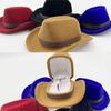 Retro Cowboy Hat Jewelry Box Cowboy Hat Western Wedding Decor Jewelry Box Western Wedding  Earring