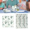 Biodegradable Decorative Leaf Designs Paper Napkins High Absorbency Gentle Skin Friendly for Event