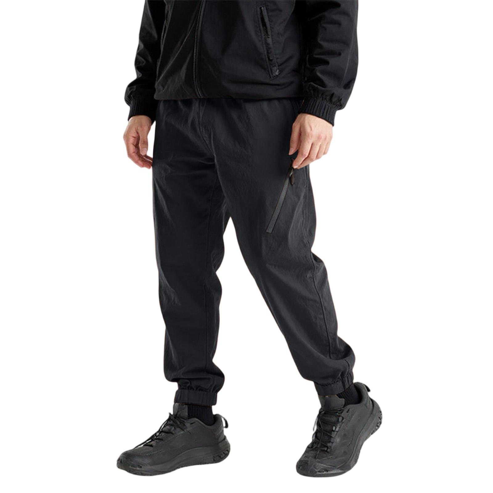 

Men s Sports Casual Jogging Trousers Lightweight Hiking Work Pants Outdoor Pant L