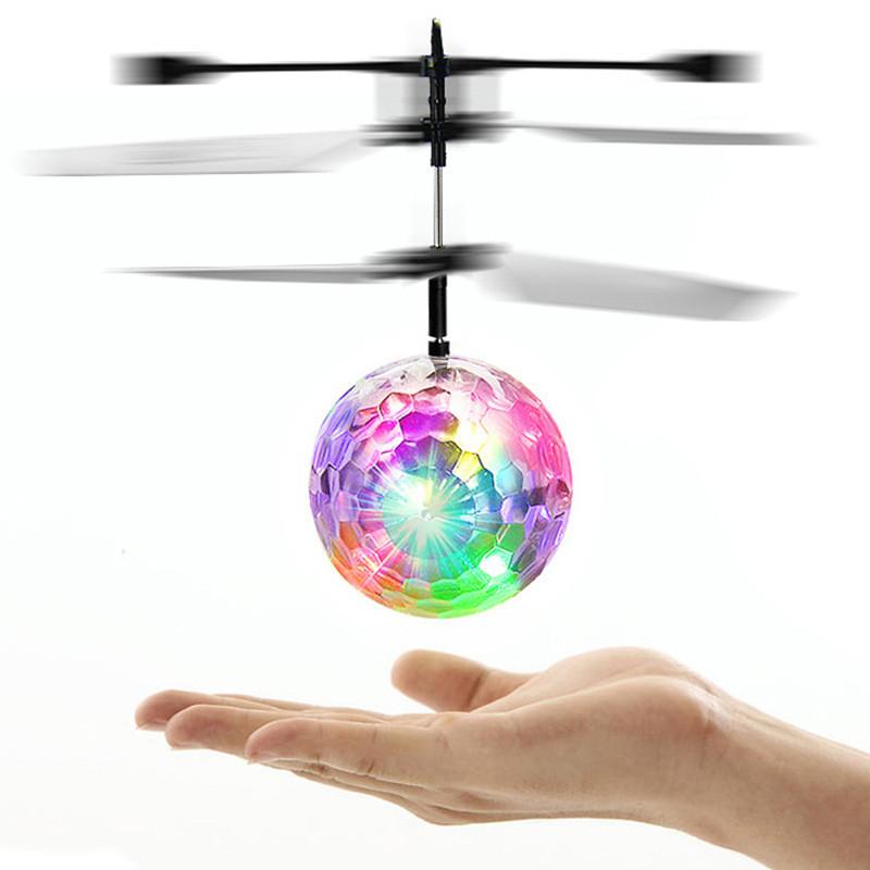 Sphere Flying Induction Led Lights Usb Rechargeable Entertainment Gifts Toys