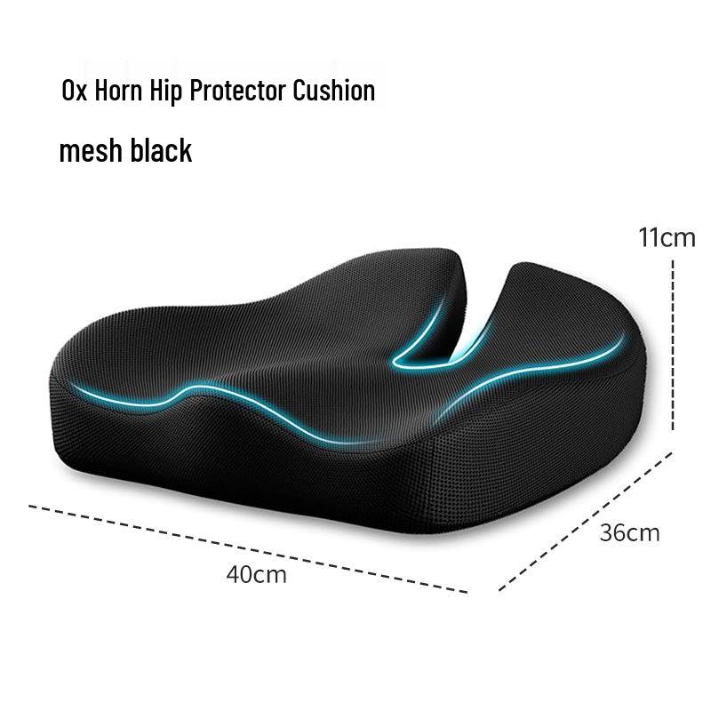 Ergonomic Memory Foam Lumbar Support Cushion for Long-Term Sitting and Posture Improvement