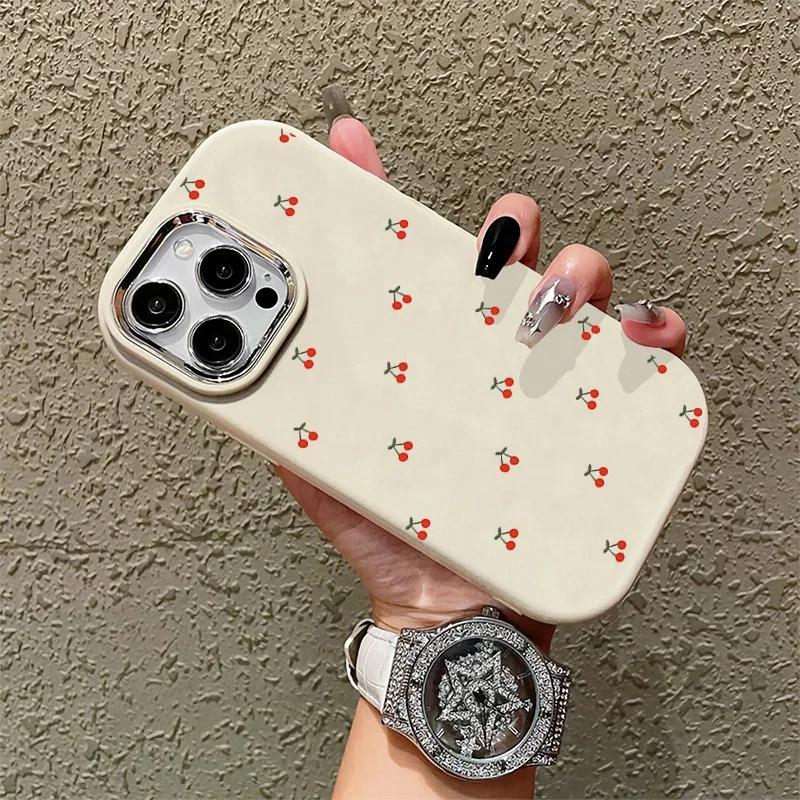 Cute Cherry Bow Case for OPPO Reno 13F 12F 11F 5G 7 4G 5 6 Lite 8 A78 A98 A58 5G A38 A18 A17 A16 A15 A57 A77 A5 A9 2020 Cover