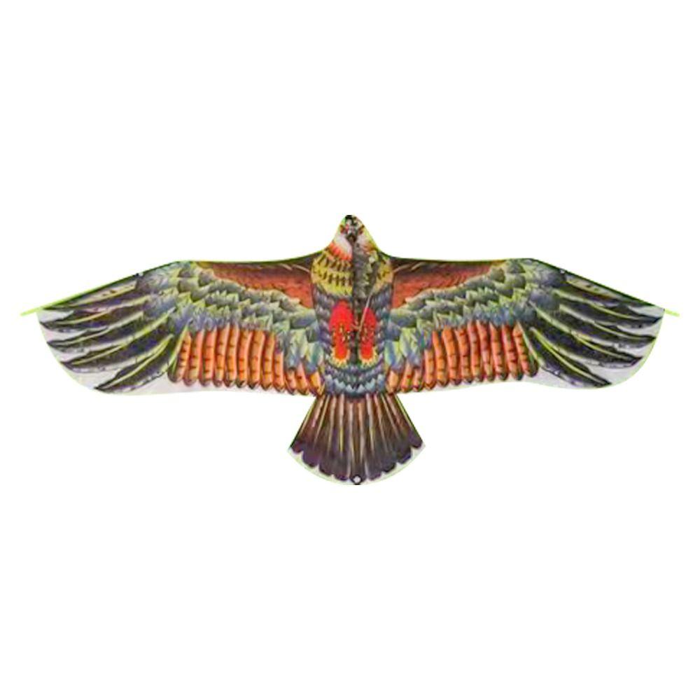 Line Large Kite Kids Gift Flat Eagle Kite 1.1m Flying Bird Kite With 30 Meter Kite Family Trips Garden Outdoor Sports DIY Toy
