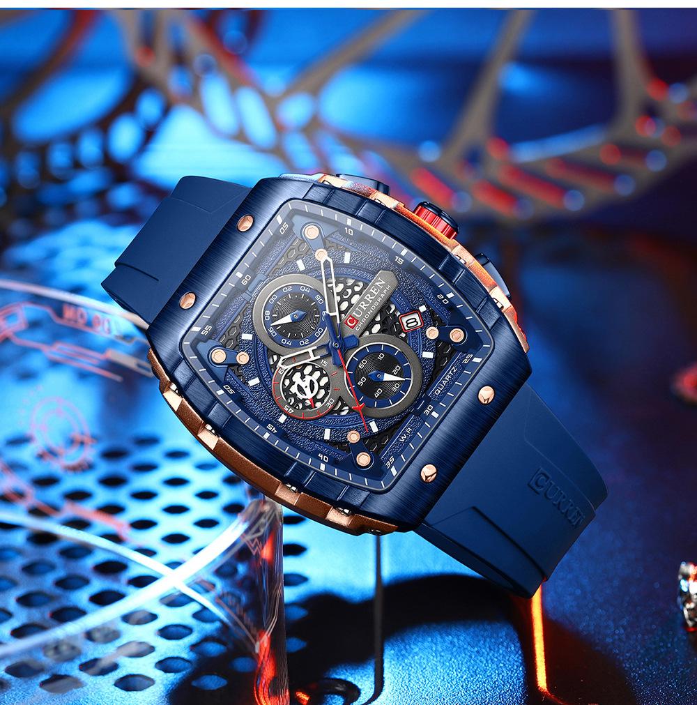 CURREN Men's Multifunction Chronograph Sports Watch 8442