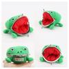 Niet-giftig 6cm Kikker Portemonnees Cartoon Portemonnee Pouch Anime Manga Vorm Pluche Clutch Cosplay Leuke Portemonnee Portemonneetje Muntjeshouder Kindercadeau