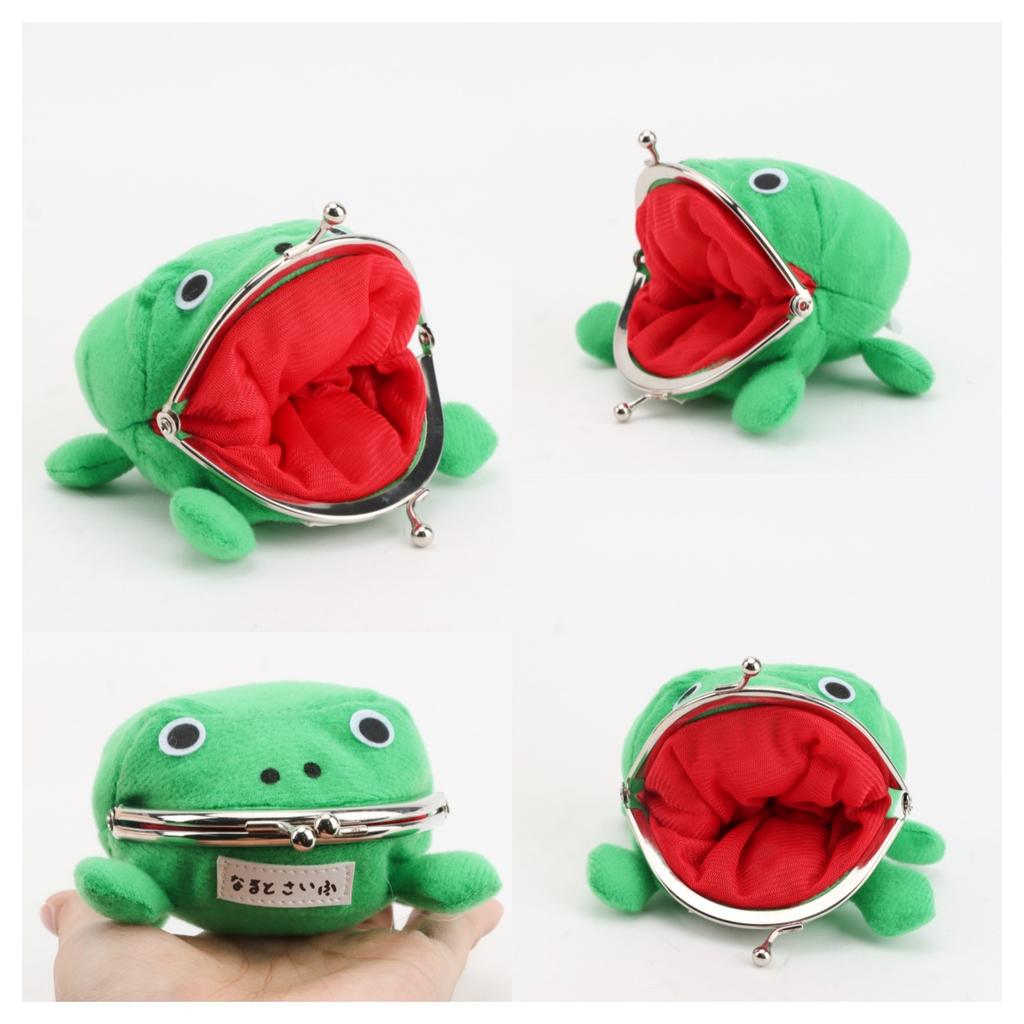 6CM Frosch Münzbörsen Cartoon Geldbörse Beutel Anime Manga Form Flausch Clutch Cosplay Niedliche Geldbörse Münzhalter Mädchen Geschenk