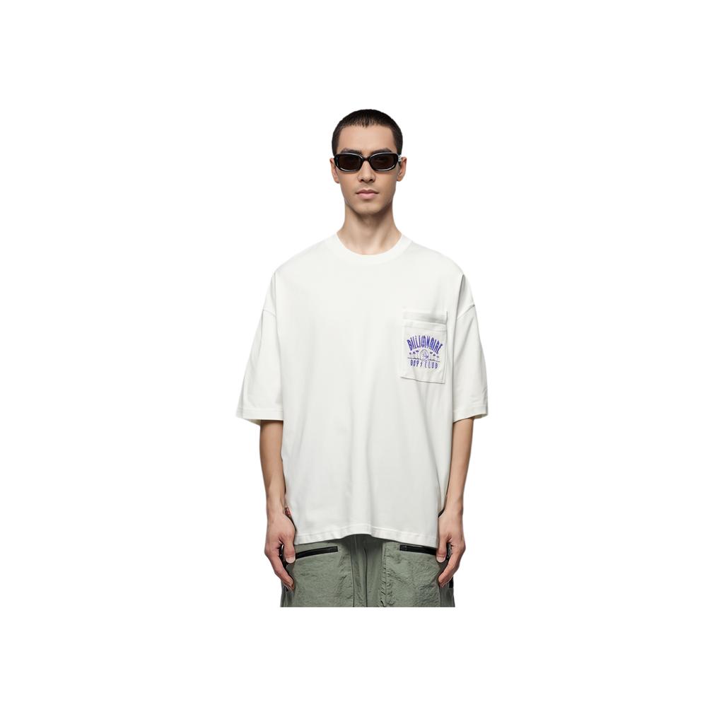 Li Ning X Billionaire Boys Club Collaboration Skateboard Series Loose Fit Crew Neck Short Sleeve T-Shirt Men T-Shirt Off-White AHSUC09-1