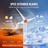 500W generátor větrné turbíny 12V 3lopatková sada větrné turbíny a MPPT regulátor