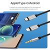 Audio Adapter Cable, Universal Audio Cable for Apple and Android Phones, Typec To Lotus Head RCA Power Amplifier Fever Cable