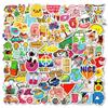 100 Kleine Größe 4cm Kleine Frische Mix and Match Aufkleber Niedliche Donut Panda Aufkleber
