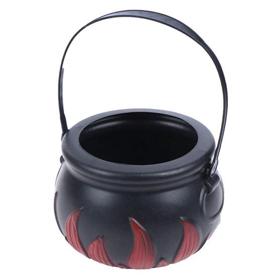 Halloween Süßigkeitentopf Hexe Streichspielzeug Ornament Neuheit Kessel Eimer Partydeko