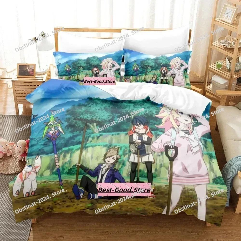 Kawaii BBKBRNK Bedding Set Single Twin Printed Bed Set With Pillowcase Bed Duvet Cover Soft Single Double Queen Super King Size