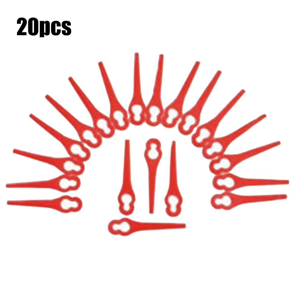 Enhance Your Cutting Capabilities with 20 Pcs Replacement Knives for IKRA HURRICANE HATI 18 Li Battery Lawn Trimmer