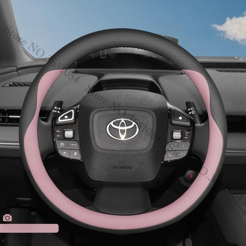 Car Auto Steering Wheel Cover Non-Slip Car Handle Protector Wrap for Toyota BZ4X Interior Accessories