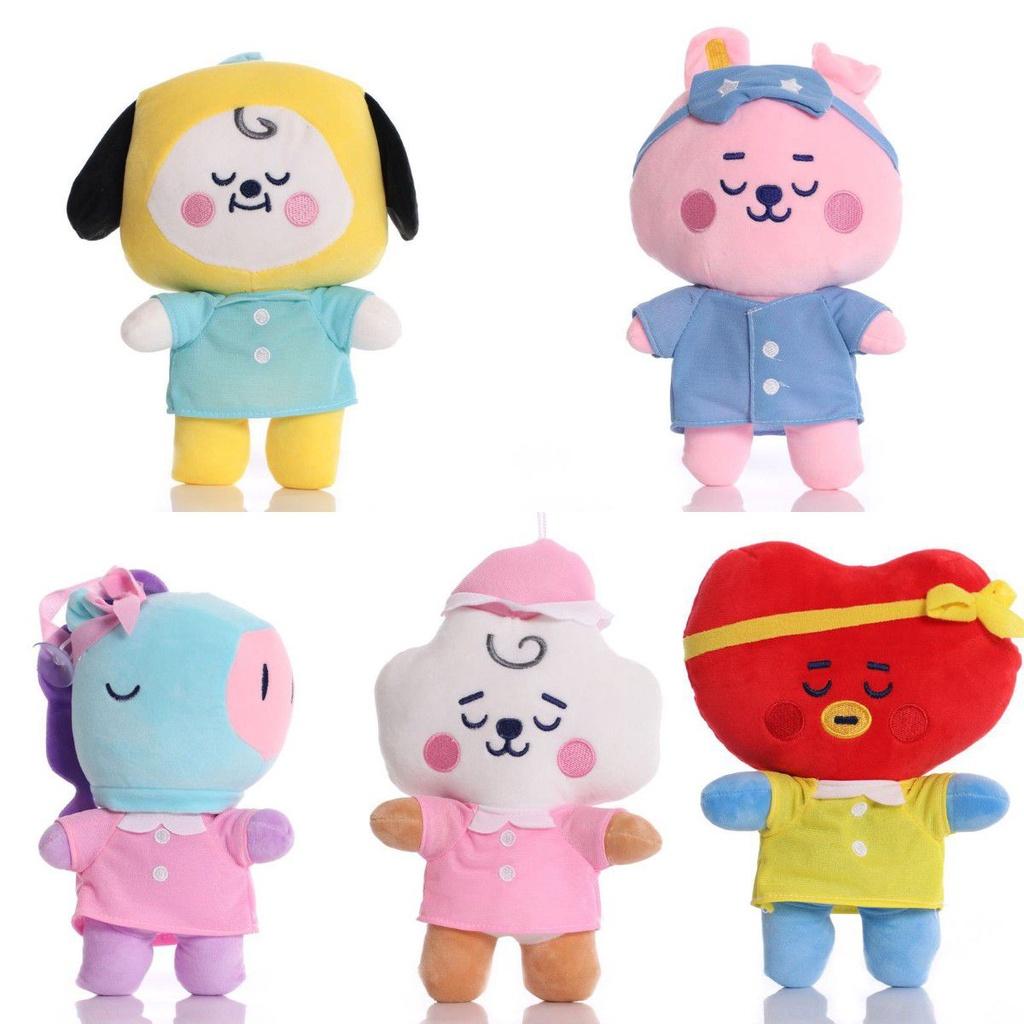 Bt21 Toy Plush Stuffed Doll Tata Mang Chimmy Rj Koya Cooky Shooky Van Kpop Bts
