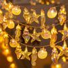 3M 20 LED Nautical Theme Ocean Beach String Lights Seahorse Sea Turtle Starfish Shell Fairy Light Christmas Garland Light