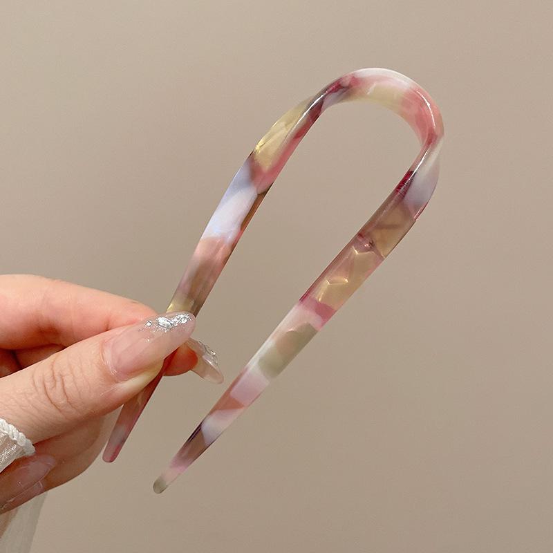 

Элегантная U-образная заколка-гребень для волос для женской укладки