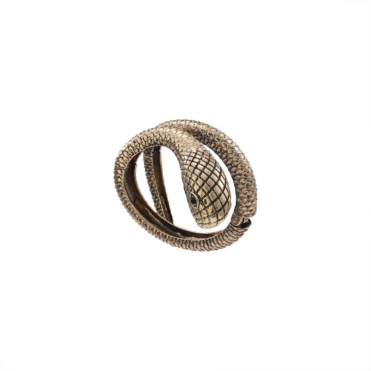 Exaggerated Animal Serpentine Spring Bracelet Multi layer Women s Fashion Bracelet Bohemian Style