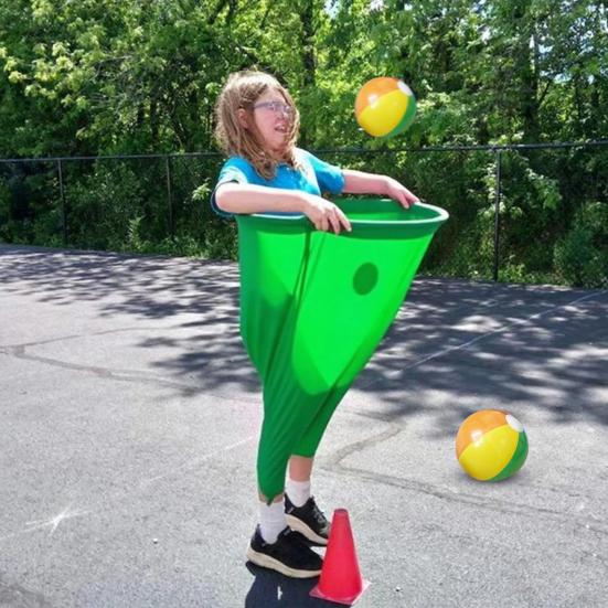 Granny Pants Yard Game Set with Bouncy Balls Humorous Ball Throwing Game Fun Outdoor Team Relay Game for Family Reunions Birthdays Parties