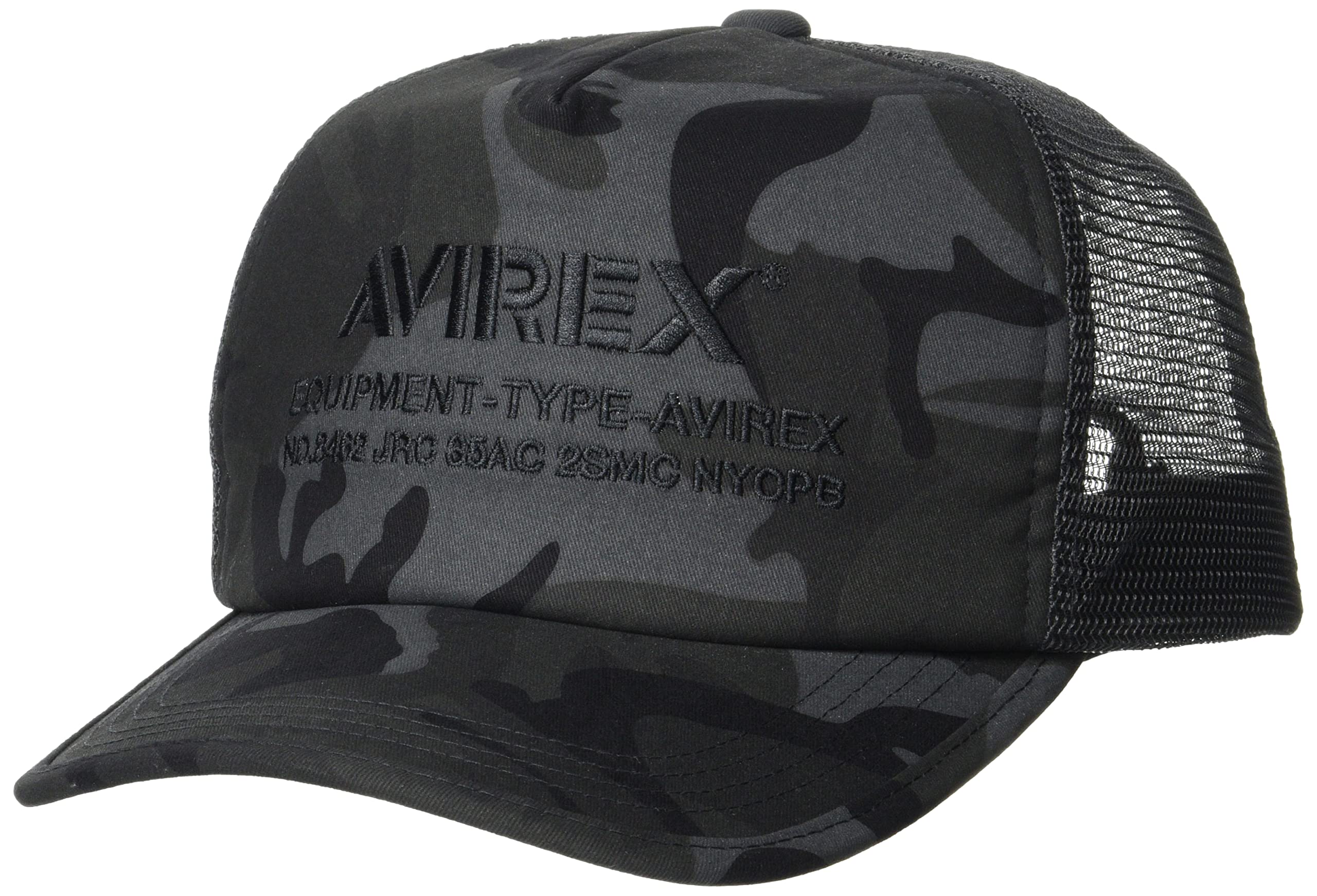 

Avirex NUMBERING Mesh Black Sizes cm Men s Cap, Camouflage, 57.0-59.0 (14308700/14407300)
