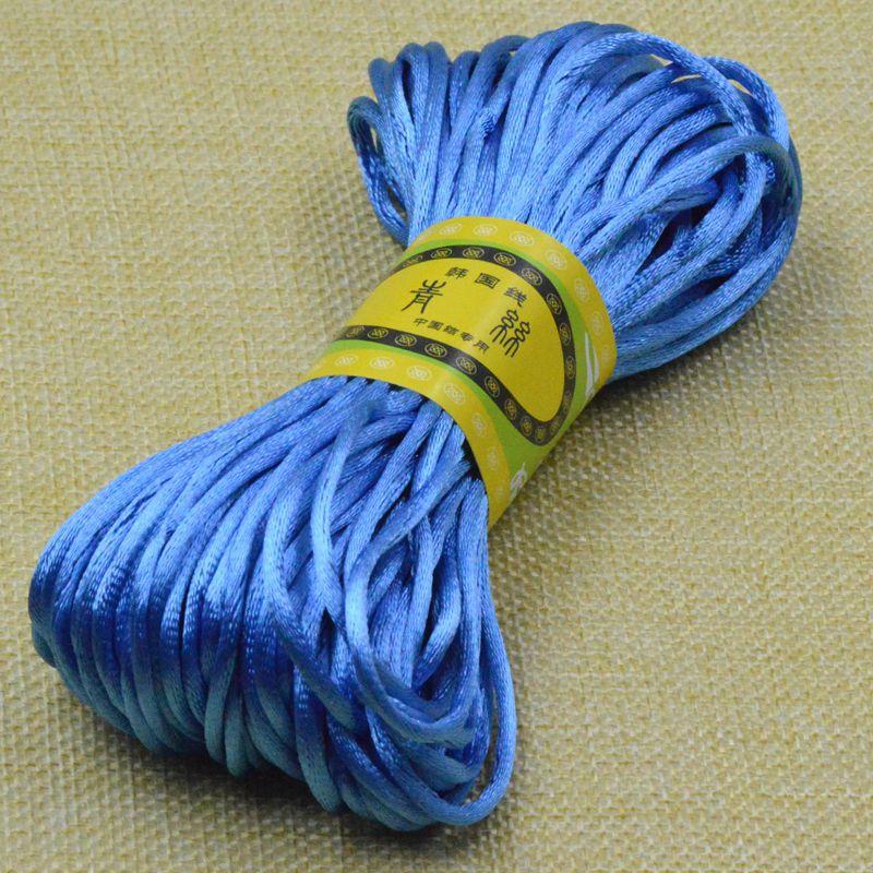 Line 5 Chinese Knot Wire, Bracelet Jewelry Accessories Braided Rope Diy Handmade Material Silk 20 Meters Per Tie